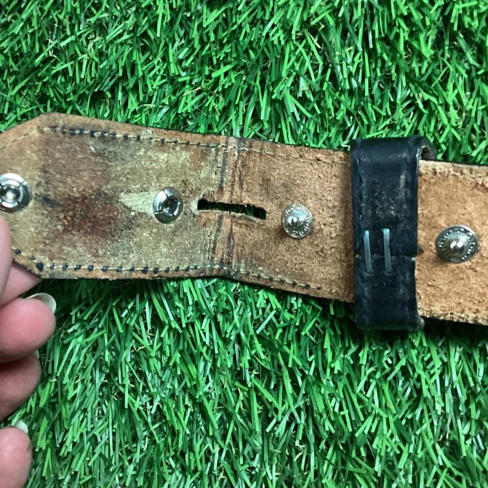 Vintage Silver Creek Western Leather Belt 38